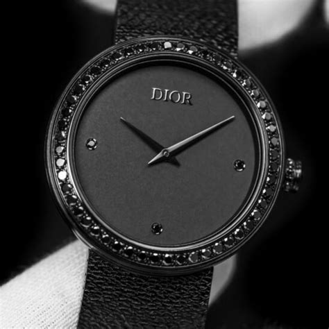 black dior watch